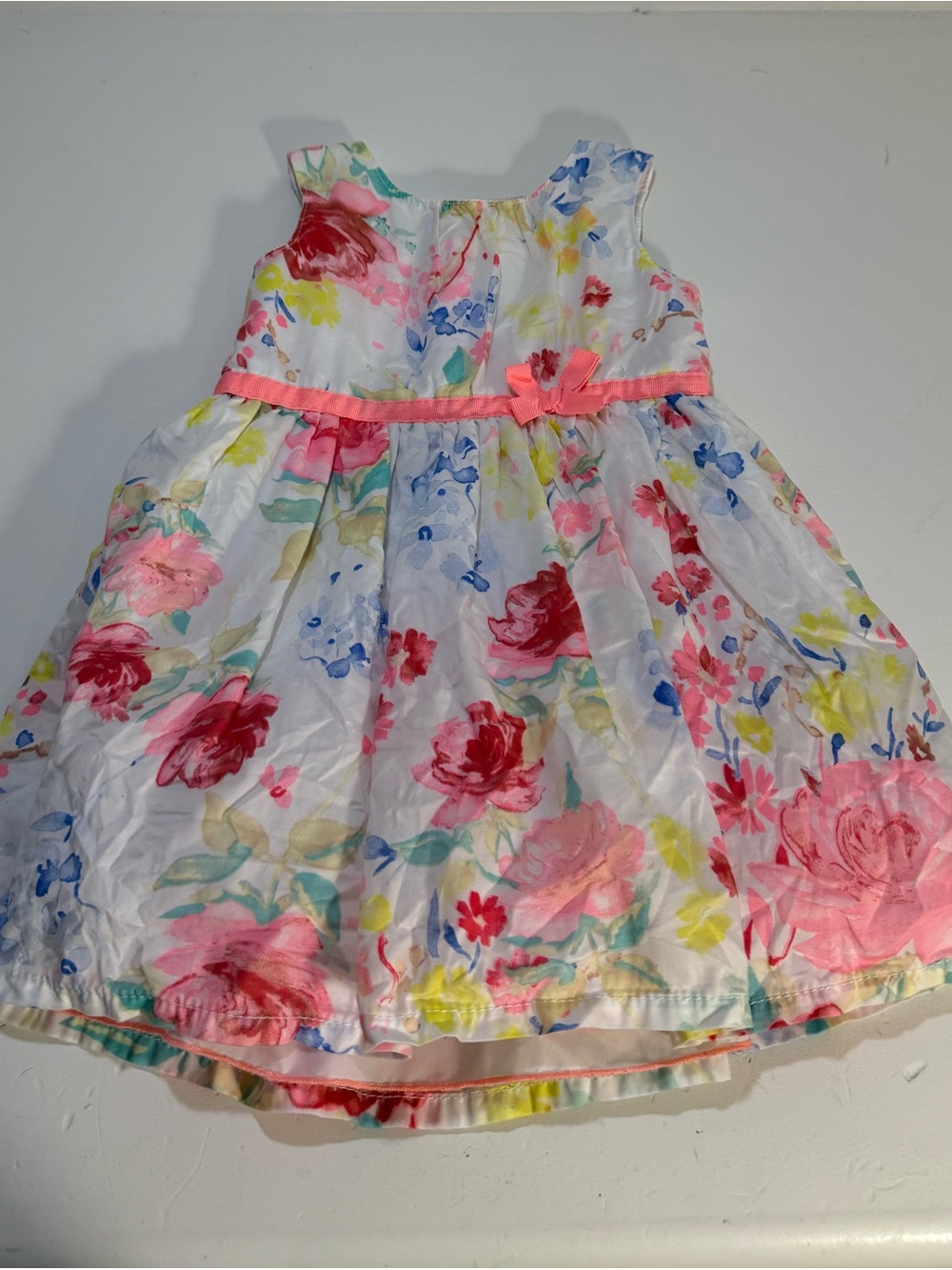 Carter’s 12M Baby Girl Floral Print 2-Layer Dress